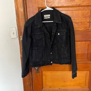 Madewell Boxxy Crop Denim Jacket
